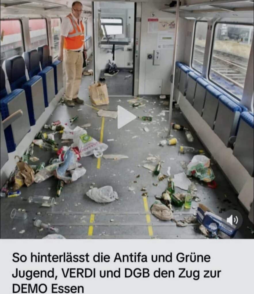 Irreführendes Bild zeigt Zugwaggon nach Fußballrandale – mimikama.org Irreführendes Bild zeigt Zugwaggon nach Fußballrandale