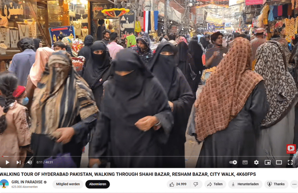 Wie Videos und künstliche Intelligenz genutzt werden, um Angst vor Migranten zu schüren – mimikama.org Screenshot des Originalvideos auf YouTube