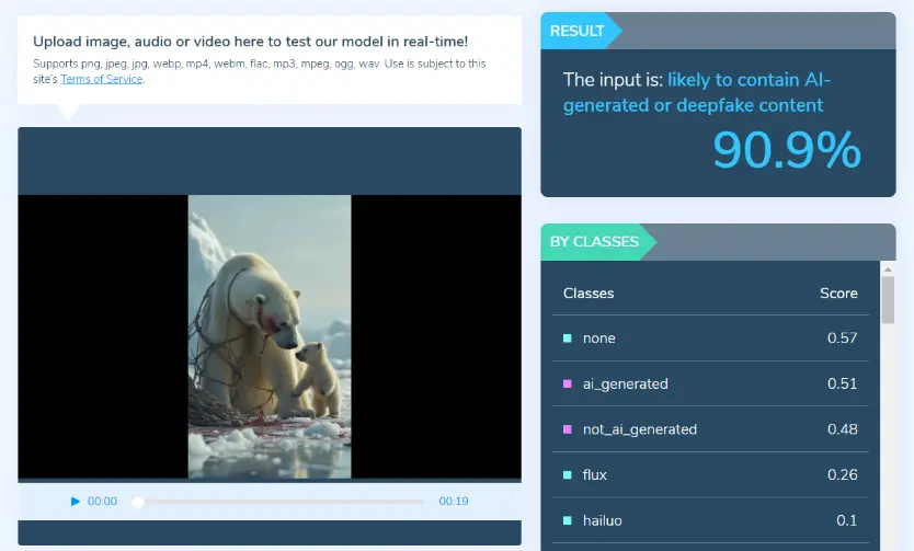 Eisbär und Junges im Netz gefangen? Dieses Video ist KI-generiert – mimikama.org Eisbär und Junges im Netz gefangen? Dieses Video ist KI-generiert
