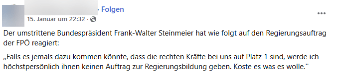 Steinmeier im Visier von Fake News: Erfundene Zitate sorgen für Verwirrung – mimikama.org Steinmeier im Visier von Fake News: Erfundene Zitate sorgen für Verwirrung – mimikama.org