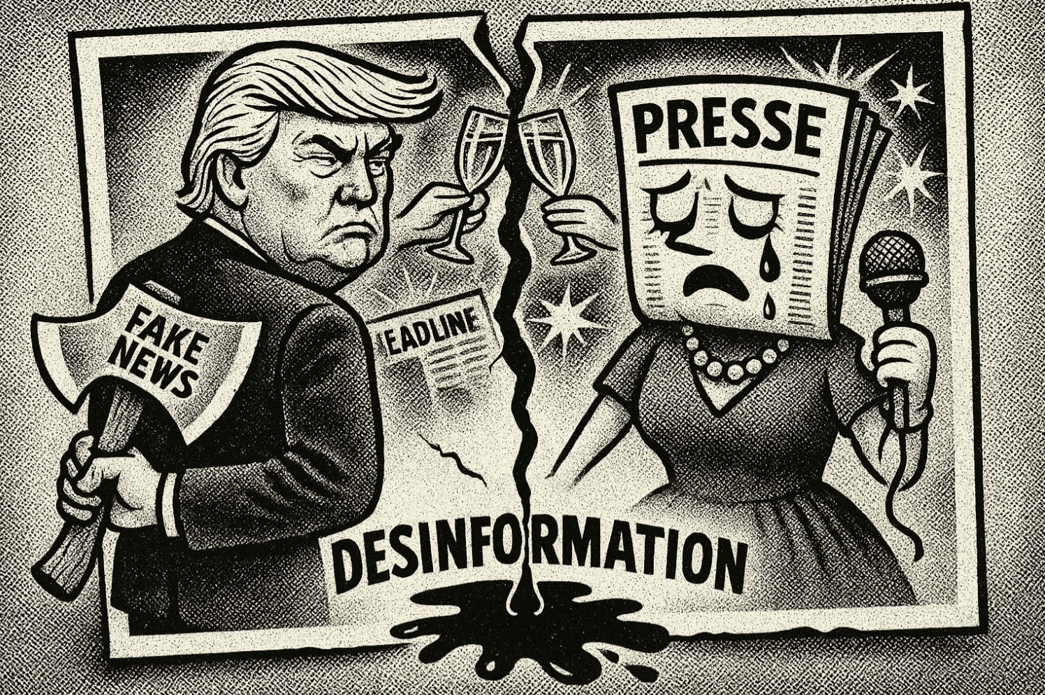 Trump zerstört die Medien und Europa zahlt mit
