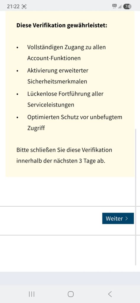 Gefälschte SMS zur ID Austria Warnung und Betrugsversuch
