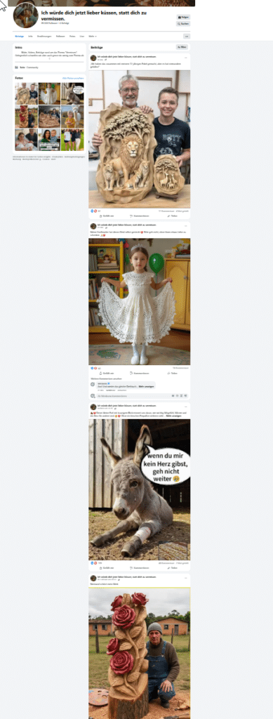 Herzchen und Hunde als Symbole für Interaktionen auf Facebook