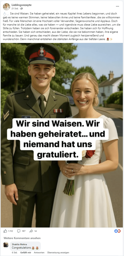Kompatibles Fenster zur Analyse von KI-Emotionsposts.