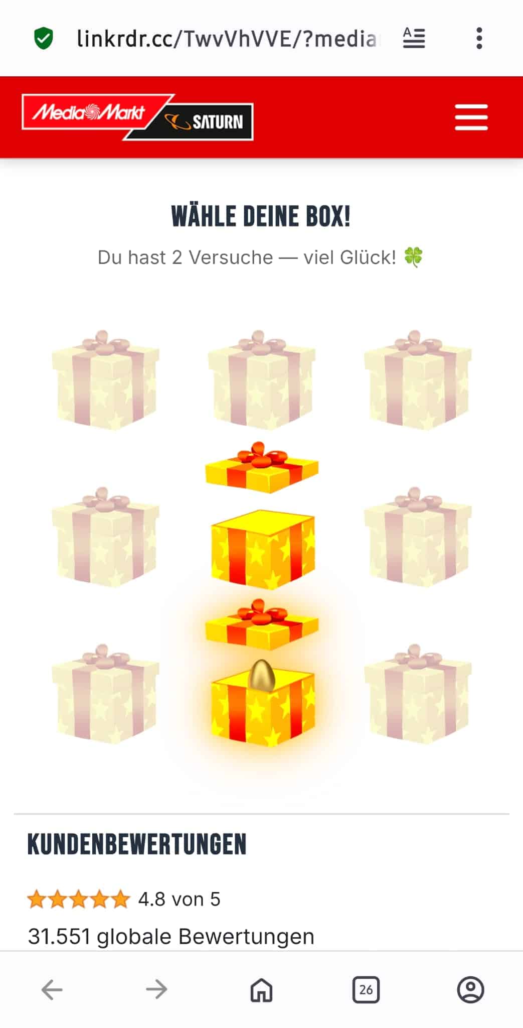 Fake-Gewinnspiel auf WhatsApp zur MediaMarkt-Ostereiersuche