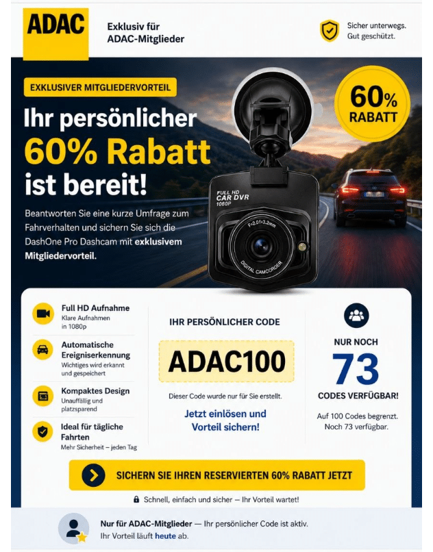 Screenshot: Phishing im Namen von ADAC