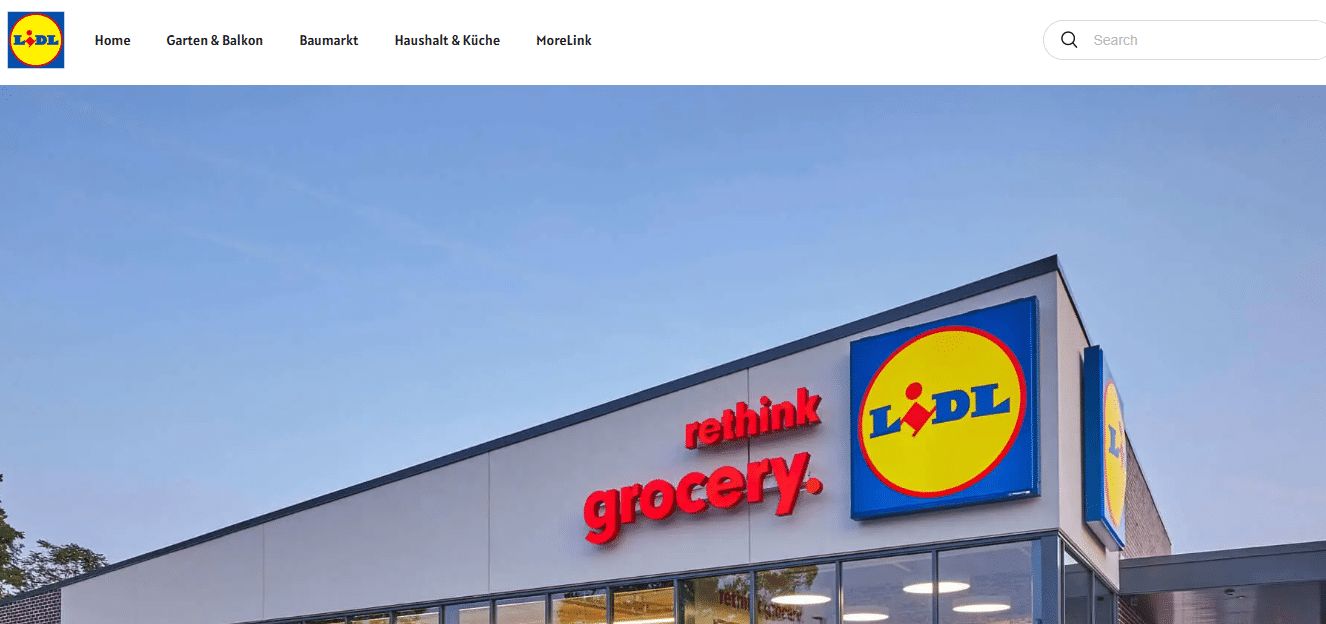 Screenshot: Fake-Shop im Namen von LIDL